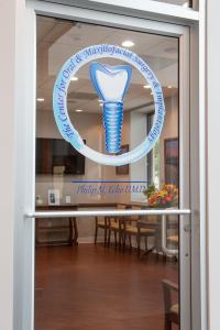 Office entry door